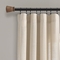 Lush Decor Linen Button Single Window Curtain Panel - Image 2 of 2