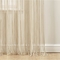 Lush Decor Boho Macrame Textured Cotton Window Curtain Single 40X84 - Image 4 of 4