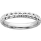Sterling Silver Stackable Expressions Rhodium Ring - Image 1 of 3
