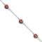 Kids Sterling Silver Red Enamel Ladybugs Bracelet - Image 3 of 3