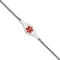 Kids Rhodium Over Sterling Silver Medical ID 3mm Rope Link Bracelet 6 in. - Image 3 of 4
