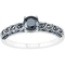 10K Gold 5/8 CTW Black Diamond Engagement Ring - Image 1 of 2
