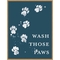 Amanti Art Wash Your Paws I Dog Canvas Wall Art 18 x 24 - Image 1 of 2