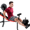 Marcy Standard Weight Bench with 100 lb. Weight Set - Image 4 of 6