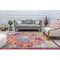 Rugs America Harper Rosy Peach Abstract Vintage Area Rug - Image 3 of 8