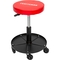 Adjustable Height Rolling Creeper Stool with Storage Tray - Image 1 of 6