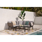 Abbyson Betsy Outdoor Seating with Coffee Table 3 pc. Set Light Grey - Image 2 of 10