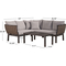 Abbyson Betsy Outdoor Seating with Coffee Table 3 pc. Set Light Grey - Image 10 of 10