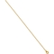 24K Pure Gold 1.35mm Rope Chain Necklace - Image 3 of 6
