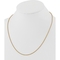 24K Pure Gold 1.35mm Rope Chain Necklace - Image 6 of 6