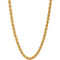 24K Pure Gold 22 in. Rope Chain Necklace - Image 1 of 8