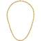 24K Pure Gold 18 in. Bamboo Link Chain Necklace - Image 2 of 6