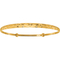 24K Pure Gold Bracelet Diamond Cut Bangle Bracelet - Image 1 of 5