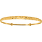 24K Pure Gold Bracelet Diamond Cut Bangle Bracelet - Image 2 of 5