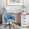 CorLiving Marlowe Upholstered Button Tufted Task Chair - Image 9 of 9