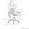 CorLiving Nightshade Gaming Chair - Image 7 of 8