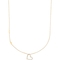 Kendra Scott 14K Gold Open Heart 1/10 CTW Diamond Pendant Necklace - Image 2 of 3