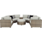 Signature Design by Ashley Calworth Outdoor Sectional 8 pc. Set - Image 1 of 6