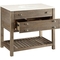 Coast to Coast Accents Marble Topped One Drawer Vanity Sink - Image 4 of 7