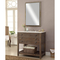 Coast to Coast Accents Marble Topped One Drawer Vanity Sink - Image 7 of 7