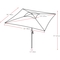 CorLiving 9 ft. Square Tilt Patio Umbrella with Base - Image 4 of 5