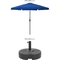 CorLiving PPU-201-Z1 10 ft. Round Tilting Patio Umbrella and Base - Image 2 of 5