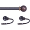 Kenney Chelsea 5/8 in. Decorative Curtain Rod and Holdback Set - Image 1 of 5