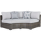 Signature Design by Ashley Harbor Court Curved Loveseat with Cushion - Image 1 of 5