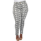 White Mark Plus Size Faux Suede Snake Print Pants - Image 1 of 5