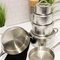 Berghoff's Vintage Hammered Tri Ply Stainless Steel Cookware 10 pc. Set - Image 9 of 10