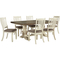 Signature Design by Ashley Bolanburg 7 pc. Dining Set: Table, 6 Side Chairs - Image 1 of 5