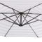 CorLiving PPU-421-U 10 ft. Offset UV Resistant Umbrella - Image 3 of 10