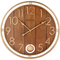 Bulova Panel Time Decorative Wall Clock C4806 - Image 1 of 2