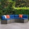 CorLiving Parksville Patio Sectional Bench Set - Image 5 of 8