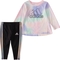 Adidas Infant Girls Gradient Swing Tee and Tights 2 pc. Set - Image 1 of 2