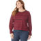Tommy Hilfiger Plus Size  Striped Smocked Cuff Tee - Image 2 of 2