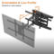 ProMounts FSA64 Articulating Wall Mount for 42 to 70 in. Screens - Image 4 of 9