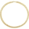 Sofia B. 18K Yellow Gold Over Sterling Silver 10mm Curb Link Chain Necklace - Image 3 of 4