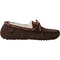 Fireside by Dearfoams Men's Victor Shearling Moccasin Slippers with Tie - Image 2 of 8