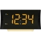 La Crosse Curved Alarm Clock with Radio and USB Charging Port - Image 1 of 2