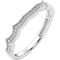 10K White Gold 5/8 CTW Diamond Cushion Shape Bridal Set Size 7 - Image 6 of 6