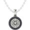 Sterling Silver Diamond Accent Earrings and Pendant Set - Image 2 of 3