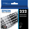 Epson T222 Black Ink Cartridge, Standard Capacity with Sensor - Image 1 of 2