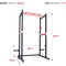 Sunny Health & Fitness Powerzone Power Cage Strength Rack - Image 5 of 7