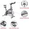 Sunny Health and Fitness Magnetic Belt Drive Indoor Cycling Bike - Image 4 of 7