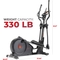 Sunny Health and Fitness Premium Elliptical Exercise Machine Smart Trainer - Image 6 of 10