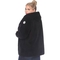 White Mark Plus Size Plush Hooded Sherpa Cardigan with Pockets - Image 2 of 4
