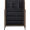Furniture of America McCarran Rustic Wood 8 Shelf Shoe Cabinet - Image 2 of 2