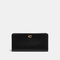COACH Smooth Leather Skinny Wallet, Black - Image 1 of 3