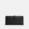 COACH Smooth Leather Skinny Wallet, Black - Image 2 of 3